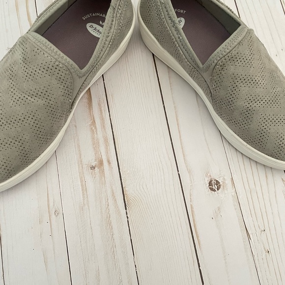 DR. SCHOLL’S Gray Suede Slip On Loafers - Picture 3 of 11